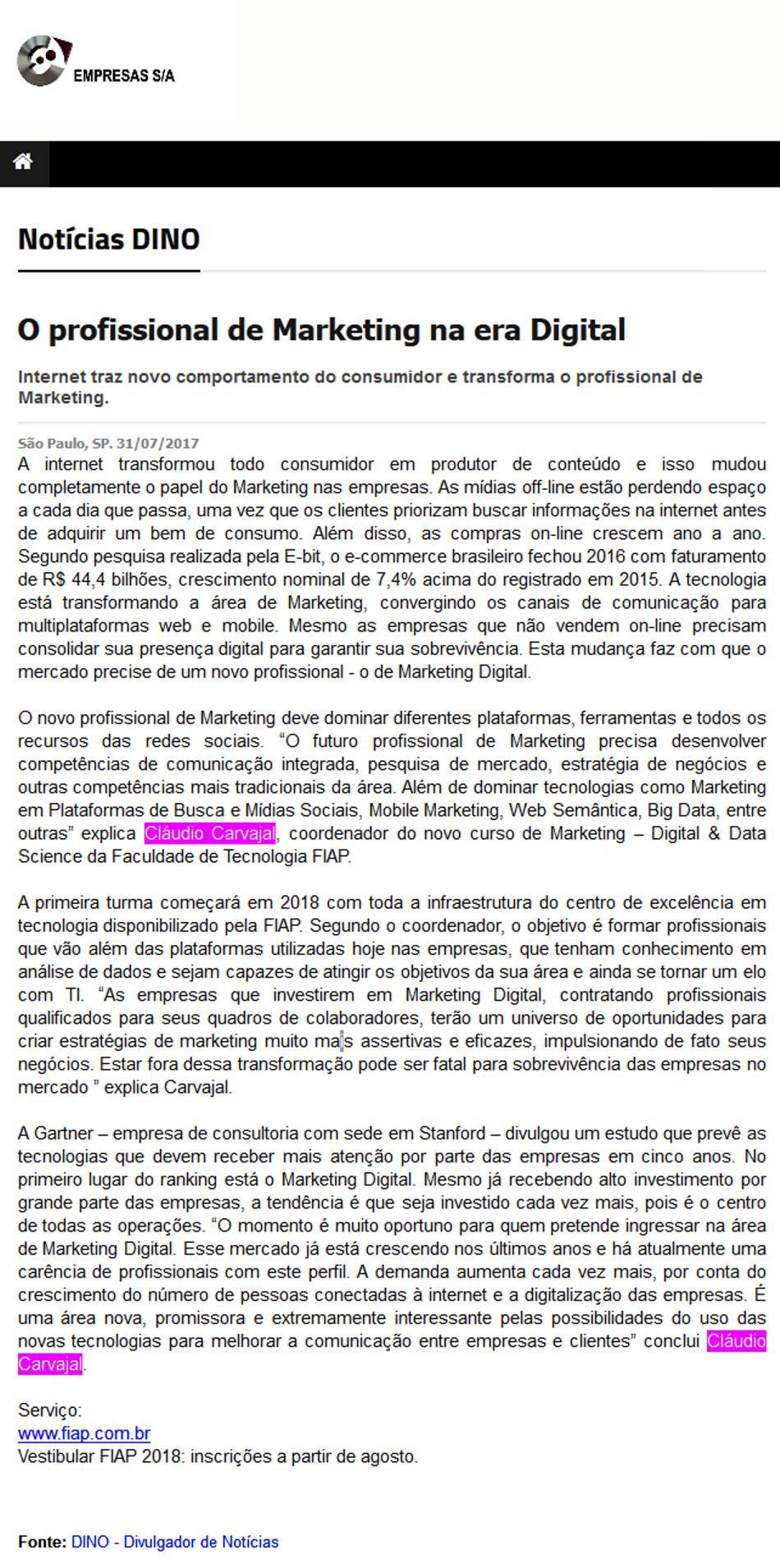 0731 - Site Empresas S-A