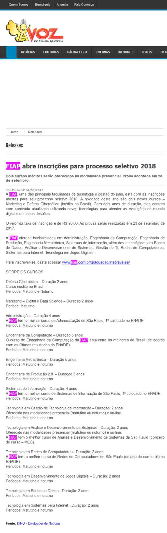 0804 - Site A Voz de Santa Quitéria