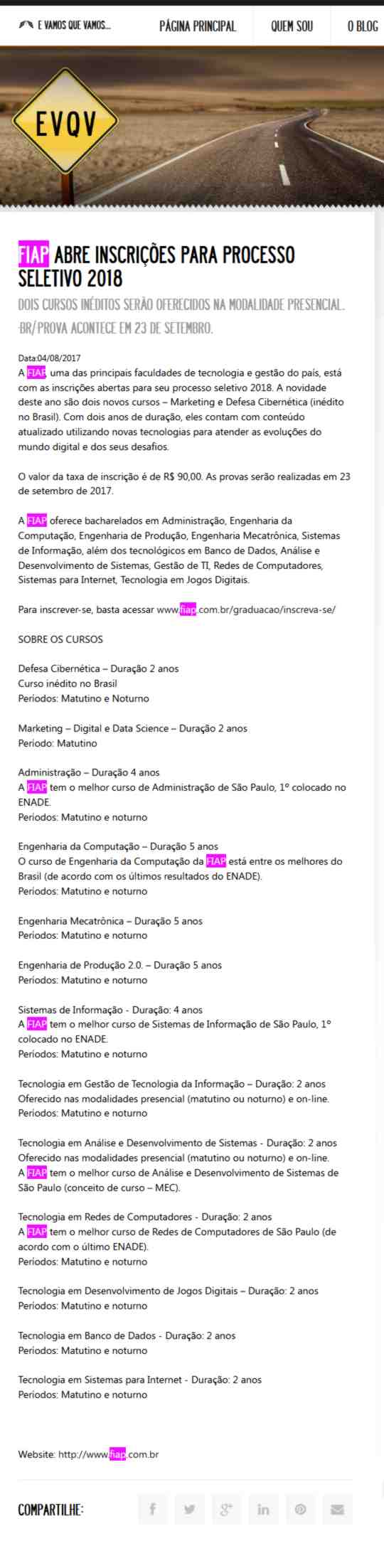 0804 - Site EVQV