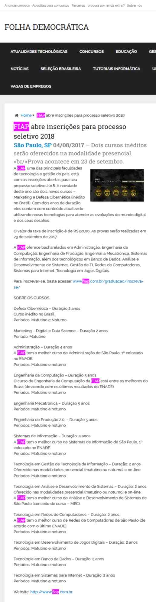 0804 - Site Folha Democrática