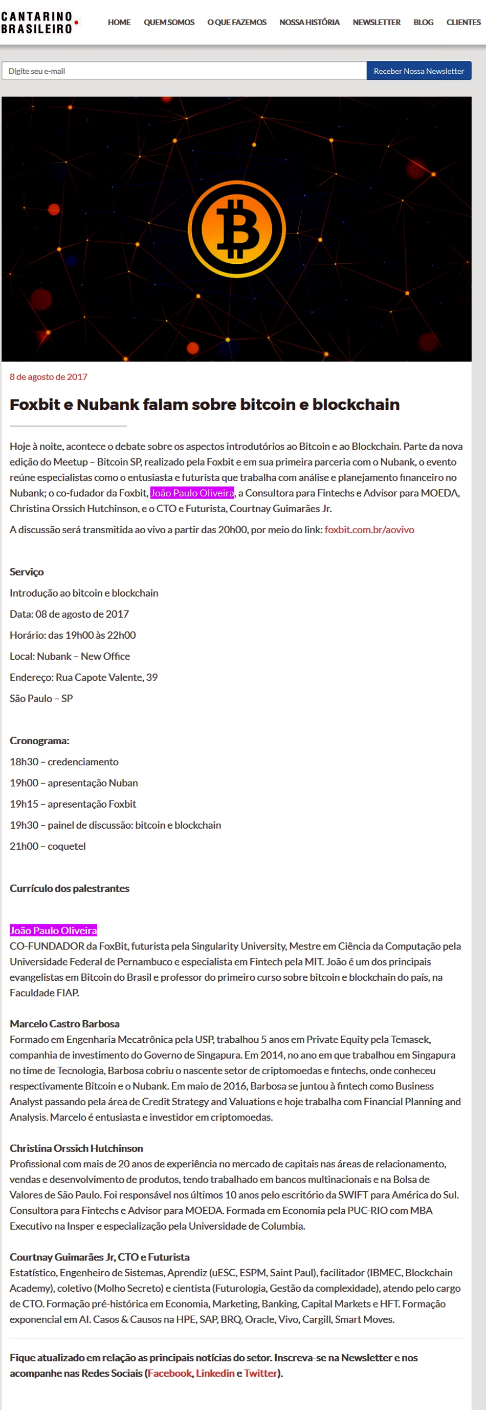 0808 - Site Cantarino