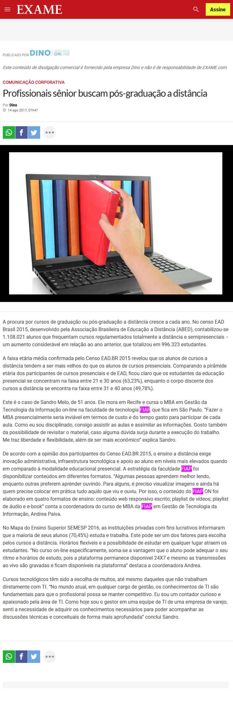 0814 - Site Exame