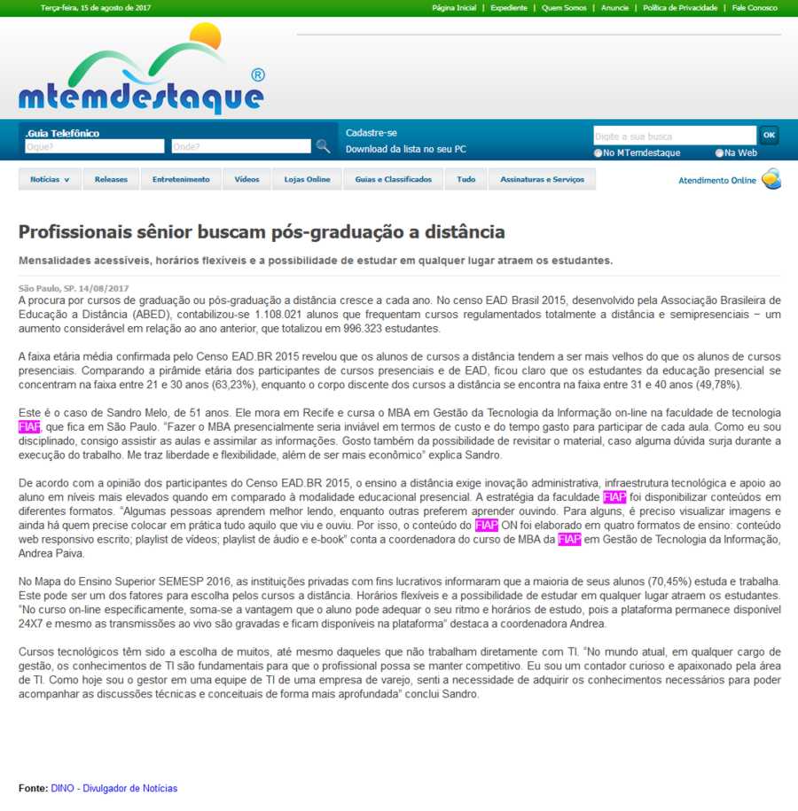 0814 - Site MT em Destaque
