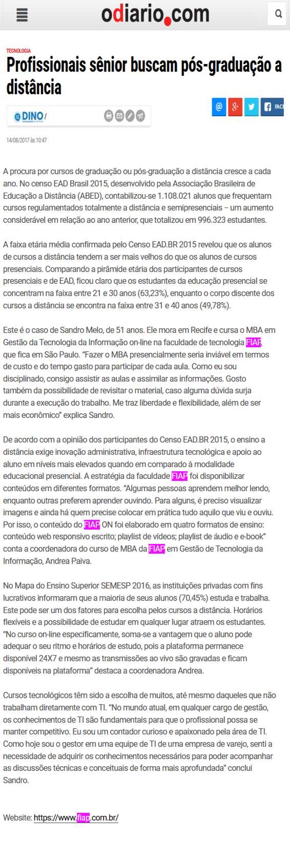 0814 - Site O Diáriocom