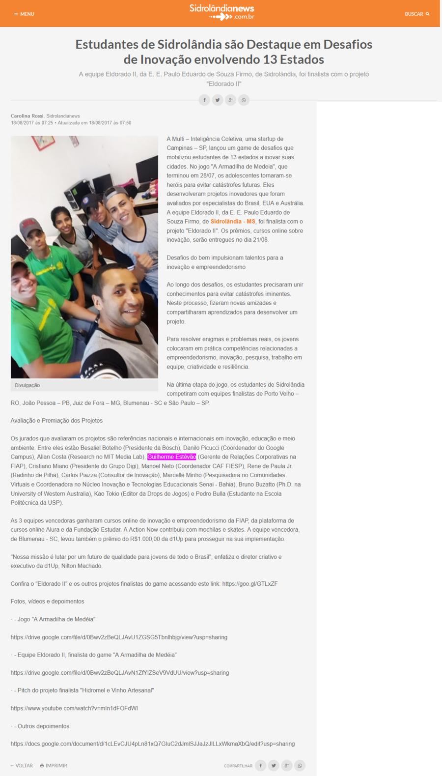 0818 - Site Sindrolândia News
