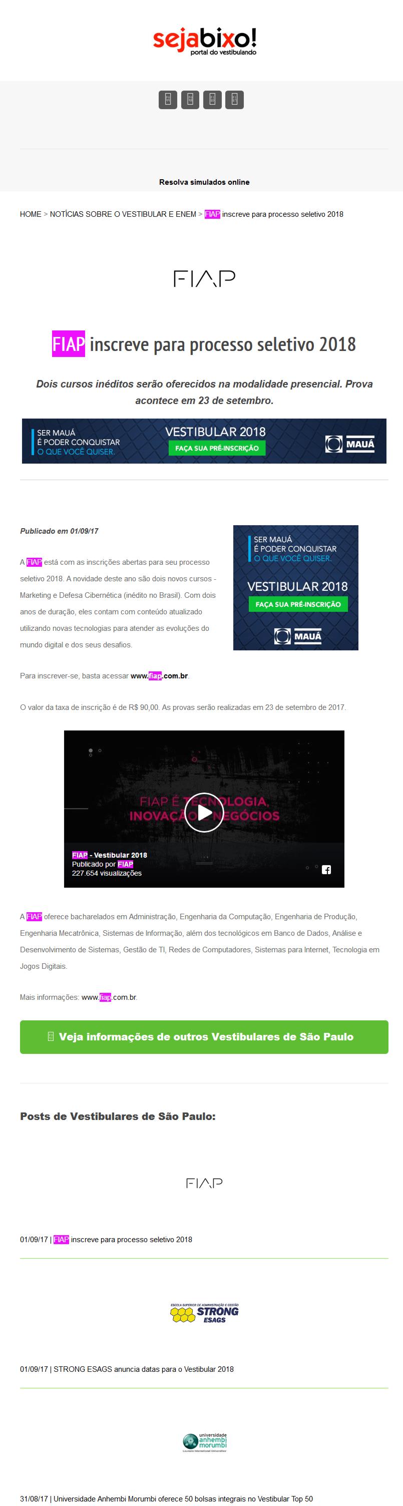 0901 - Site Seja Bixo