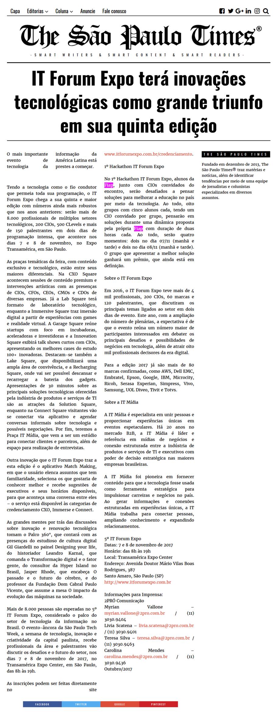 1023 - Site The São Paulo News