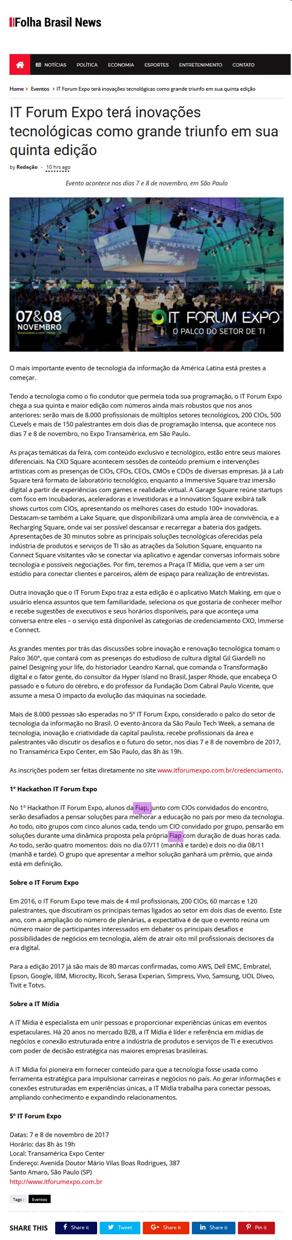 1025- Portal Folha News Brasil