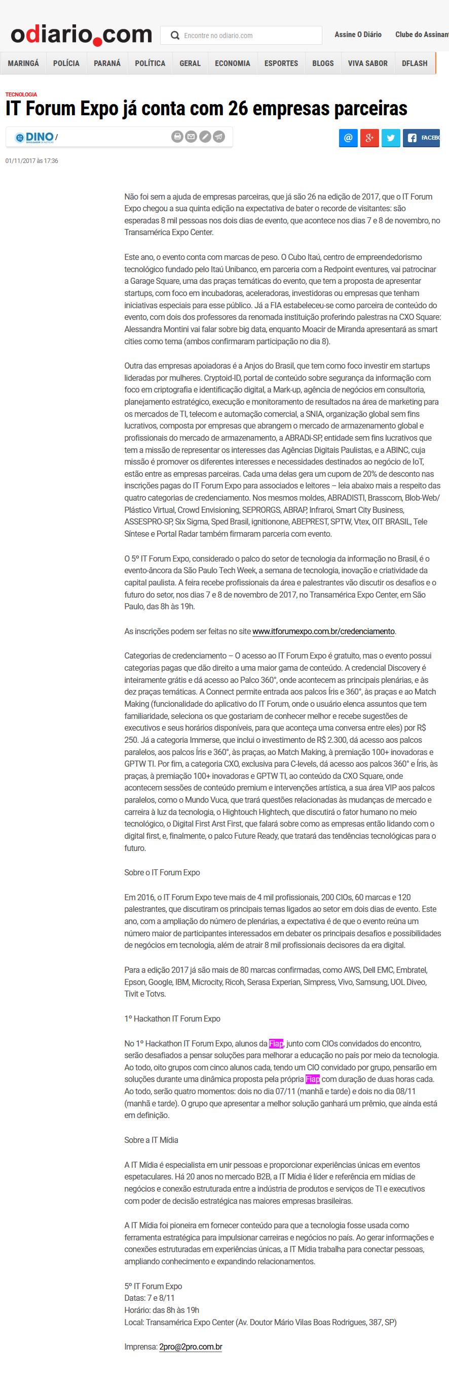 1101- Portal diario com