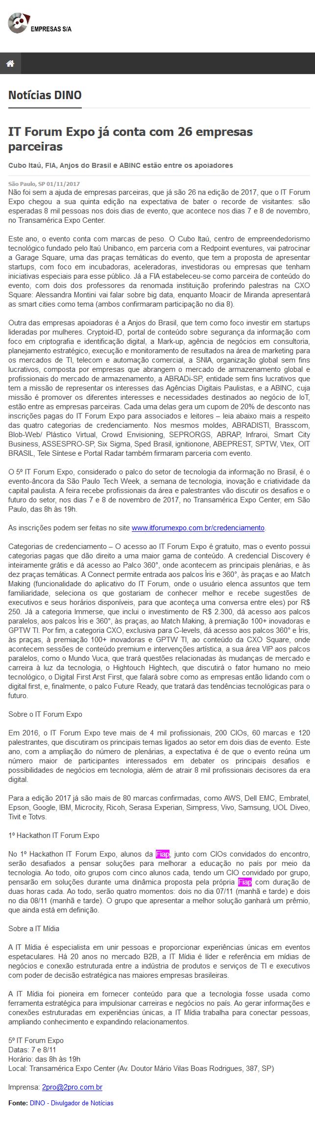 1101- Site Empresas SA