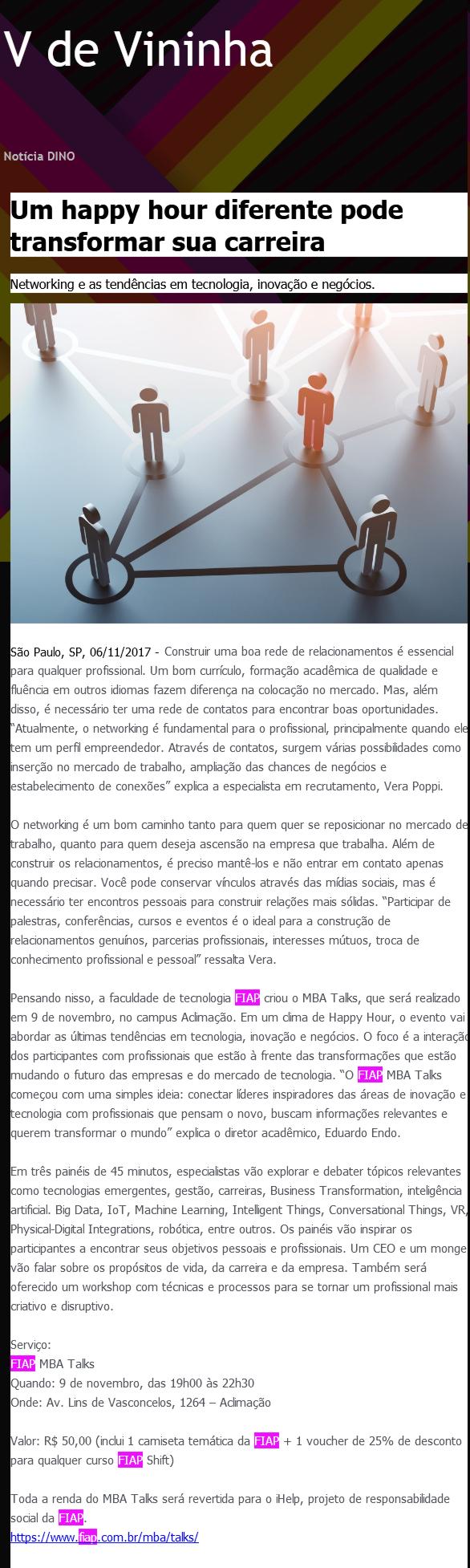 1106- Blog V de Vininha