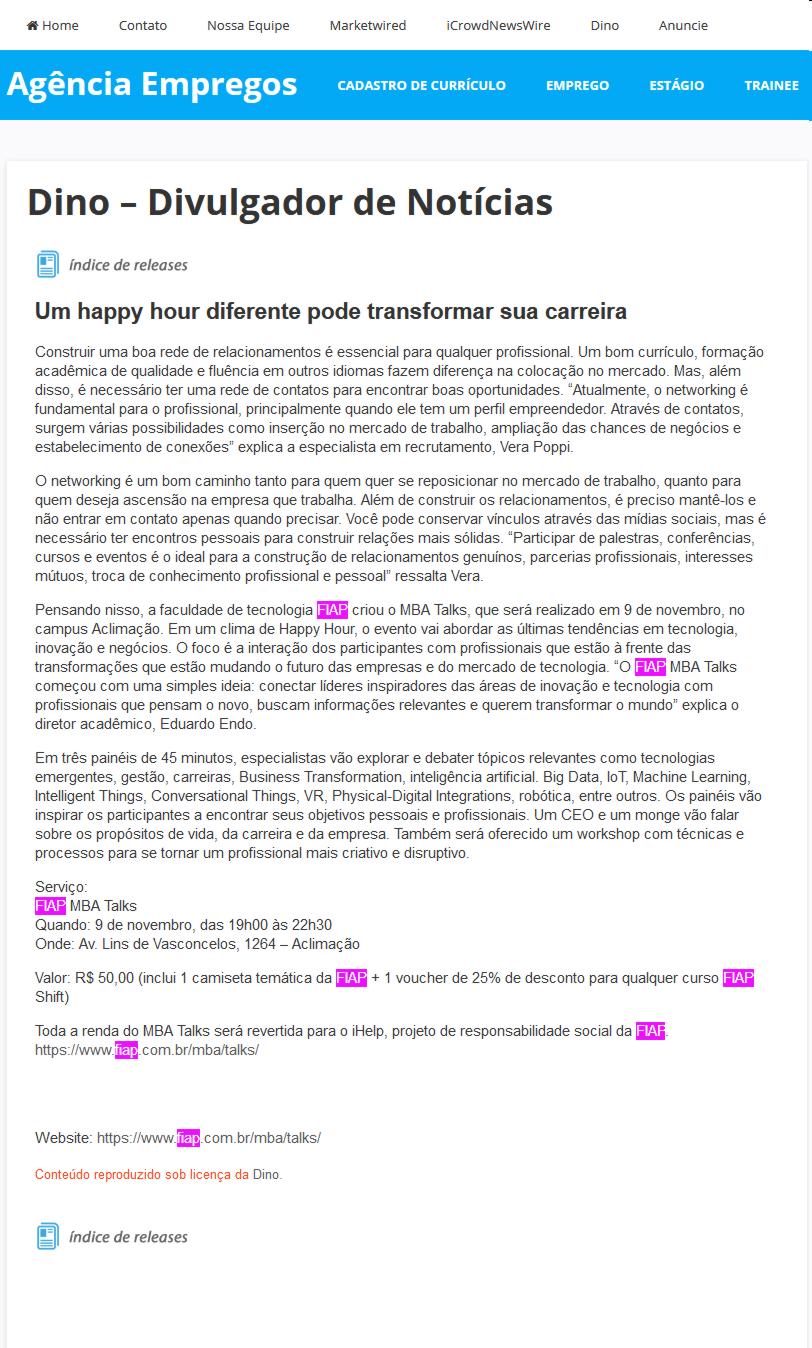 1106- Portal Agência de Empregos