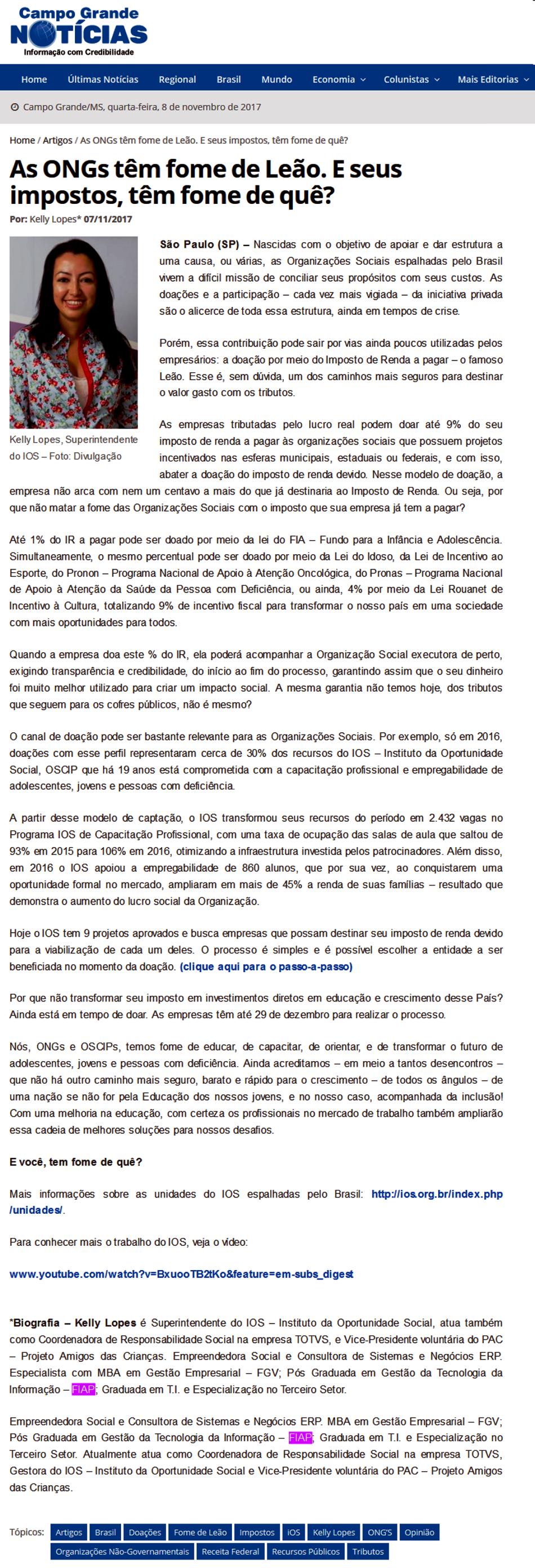 1107- Portal Campo Grande Notícias