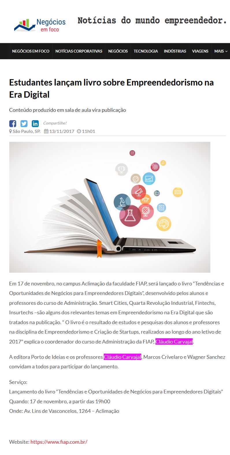 1113- Portal Notícias em Foco