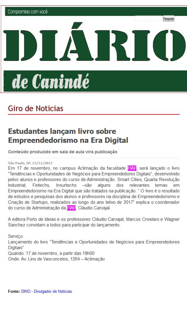1113- Site Diário de Canindé