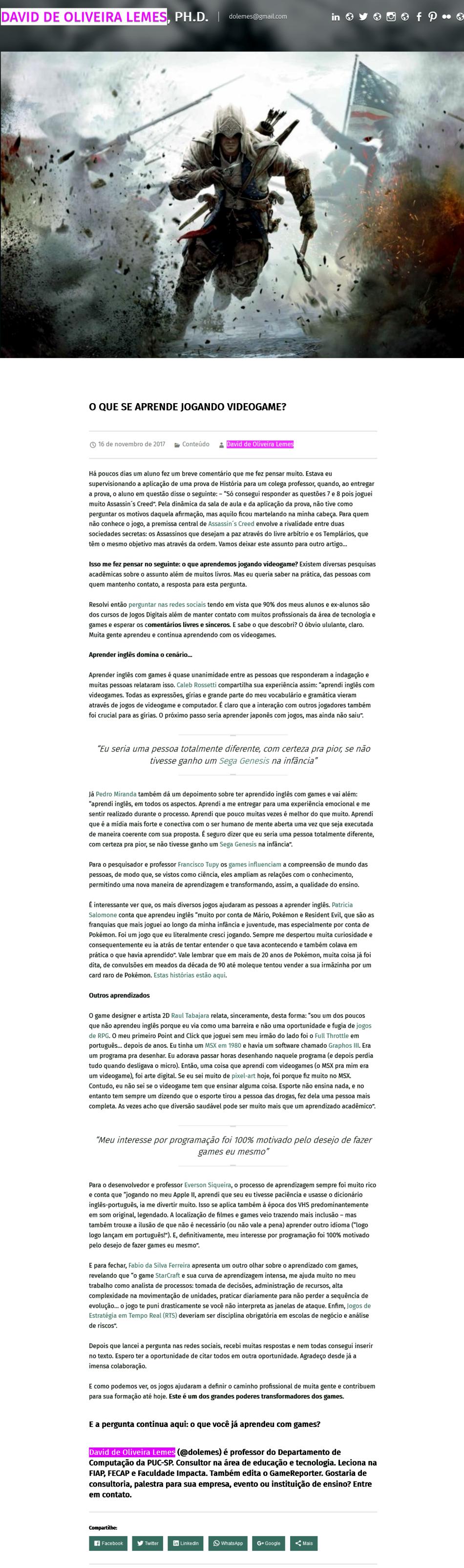 1116- Site David de Oliveira Lemes