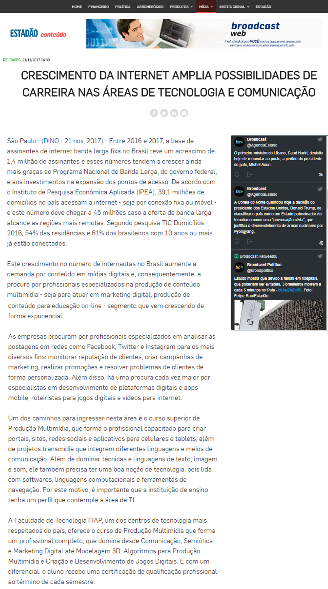 1121- Portal Estadão Conteúdo 1