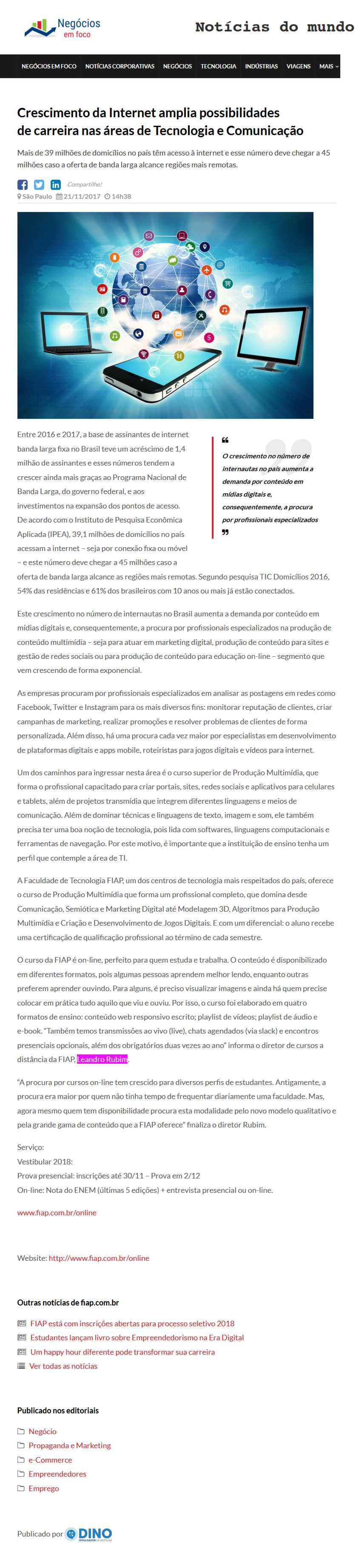 1121- Portal Notícias em Foco