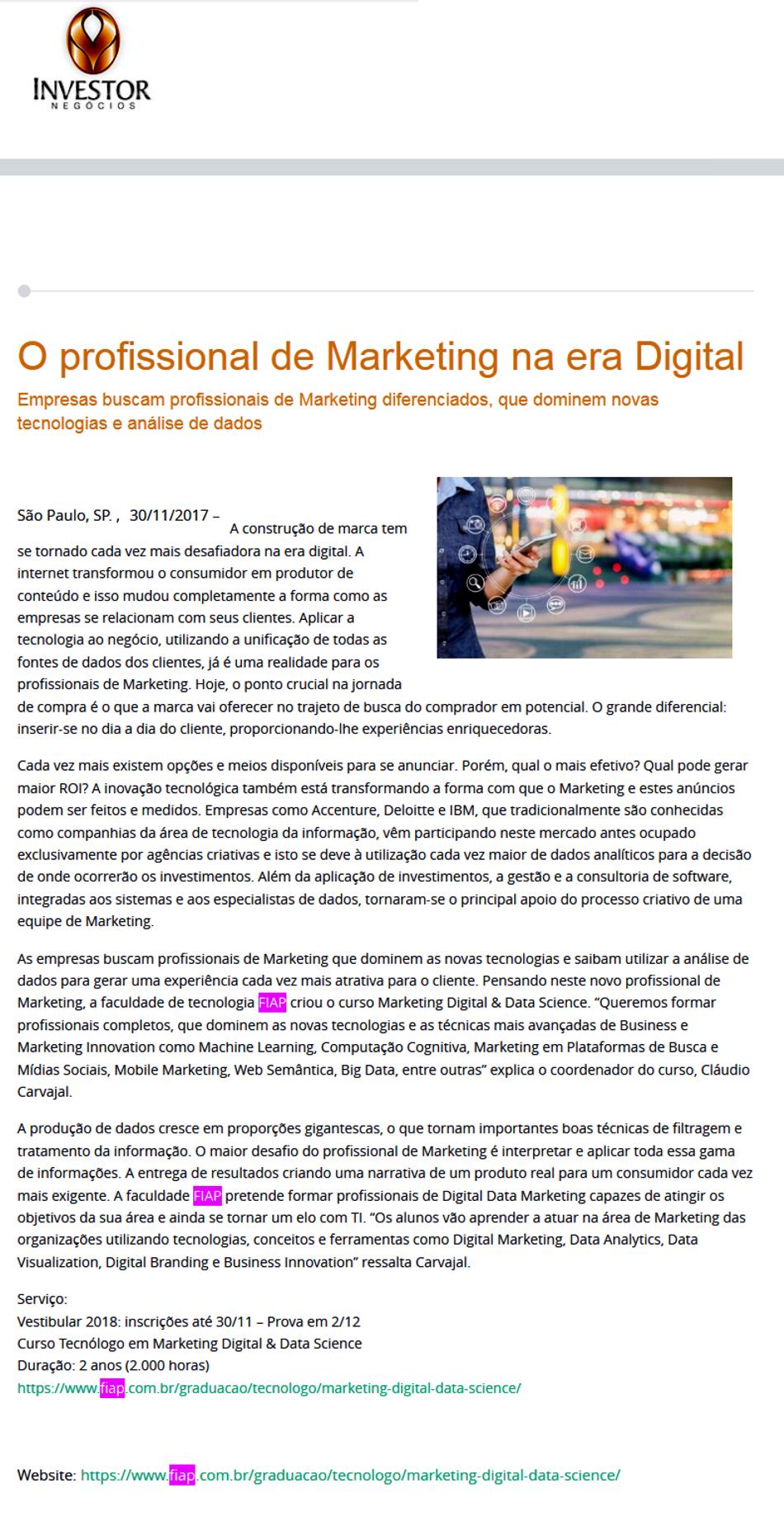1130- Portal Investor Negócios