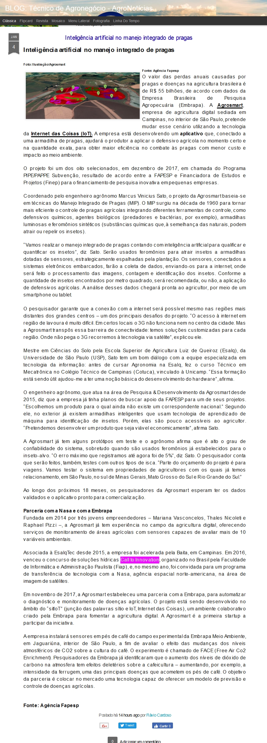 0104- Blog Técnico de Agronegócio
