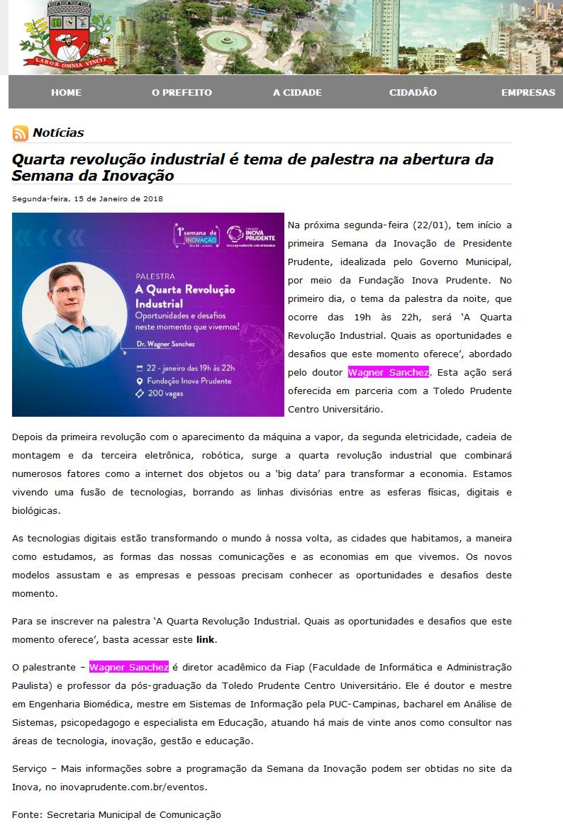 0115- Portal Prefeitura Presidente Prudente