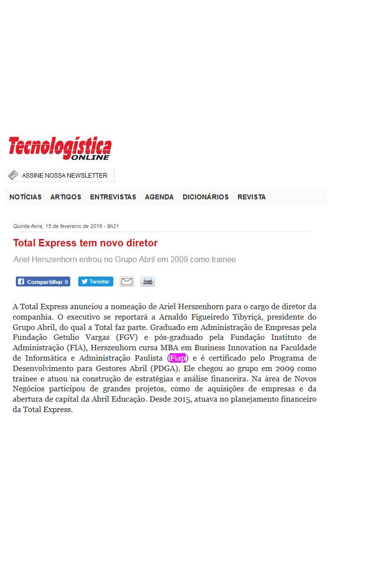 0215- Portal Tecnologística Online