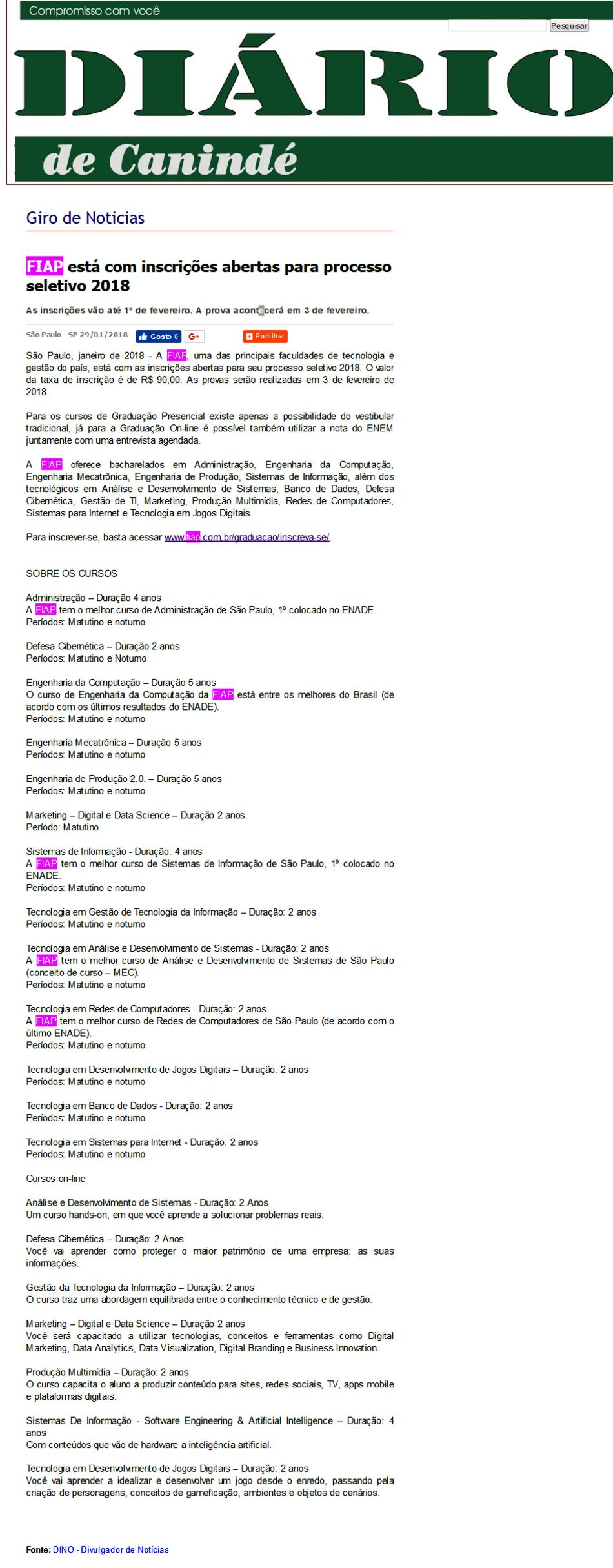 0129- Blog Diário de Canindé