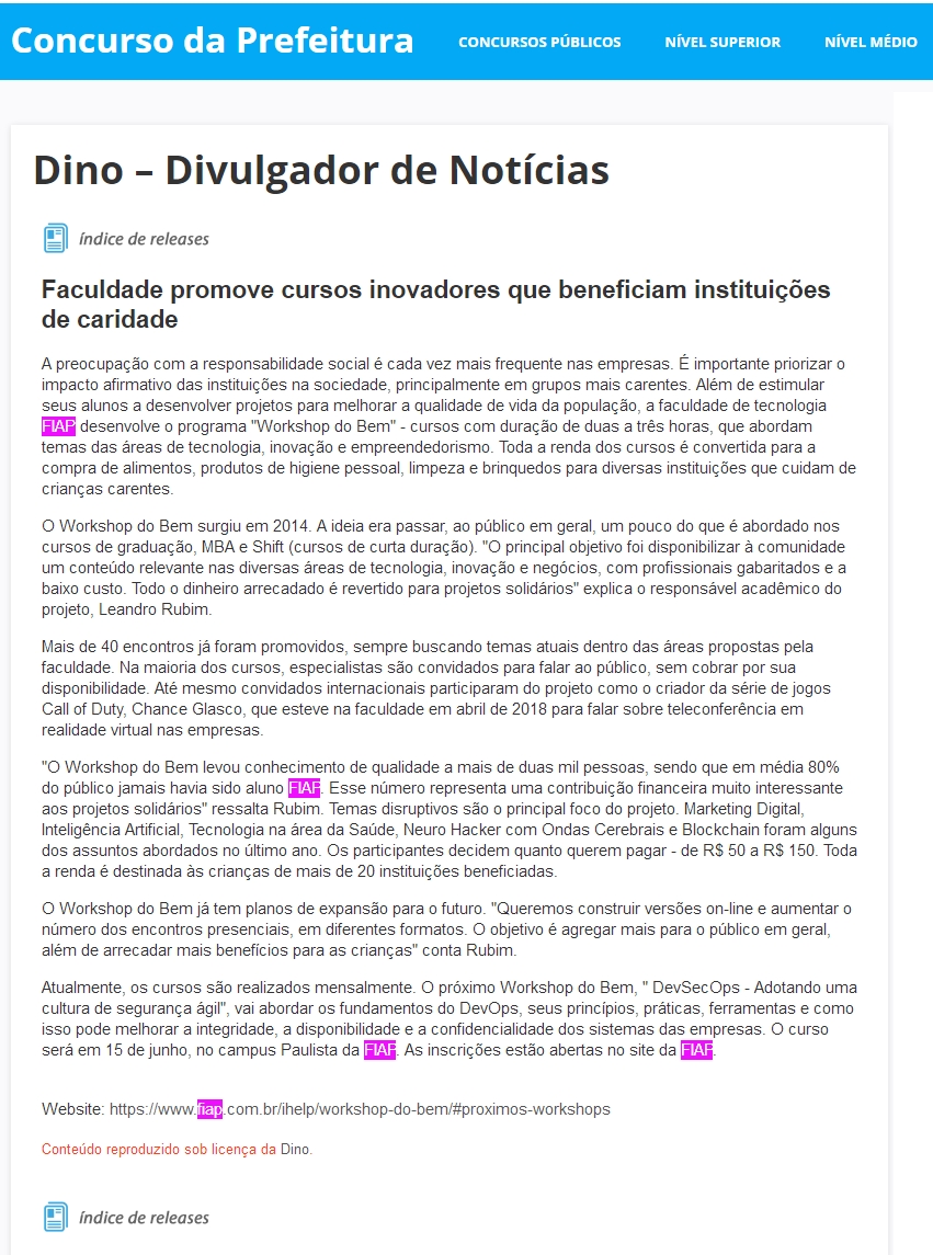 0518- Portal Concurso da Prefeitura