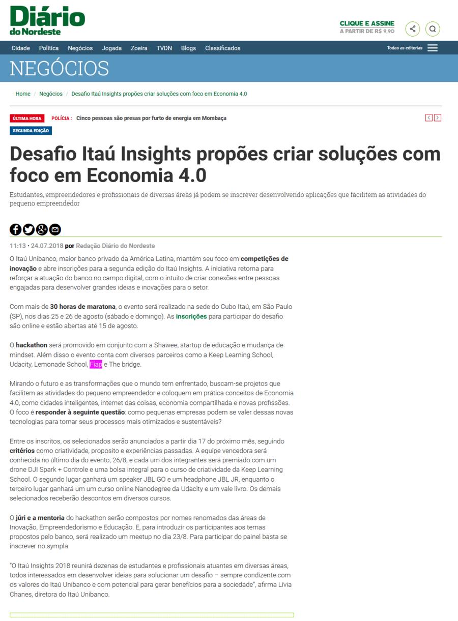 0724- Portal Diário do Nordeste