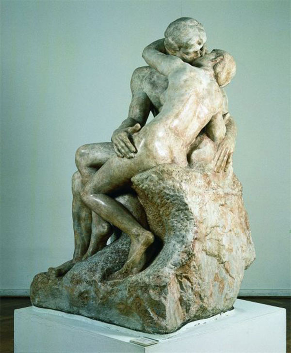 El beso, Auguste Rodin