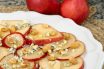 Carpaccio de pera roja
