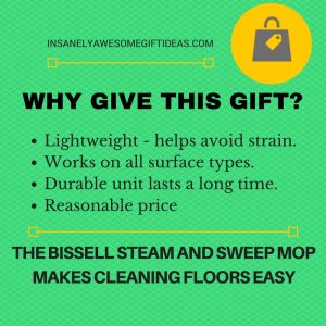 The Bissell Steam and Sweep Mop Is a Solid Gift Idea
