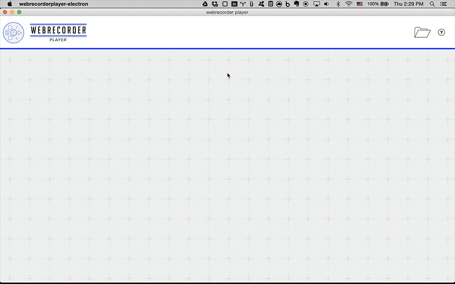 Webrecorder Player Loading Loading a WARC