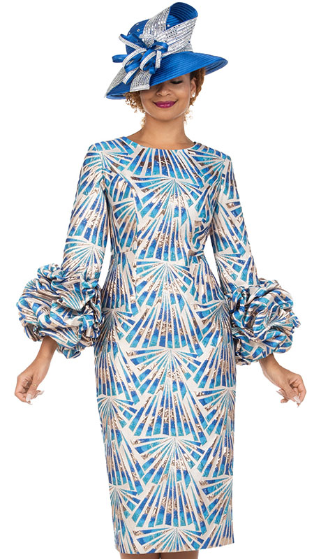 Giovanna D2424-RYL Church Dress