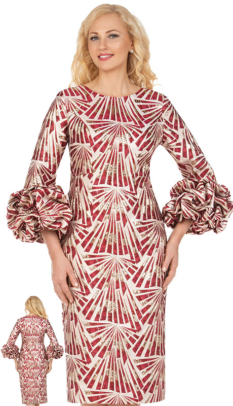 Giovanna D2424-RED Church Dress