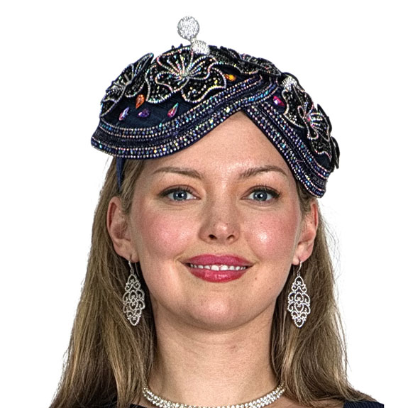 Lily and Taylor HAT H167-BLK Lily and Taylor HAT H167-BLK