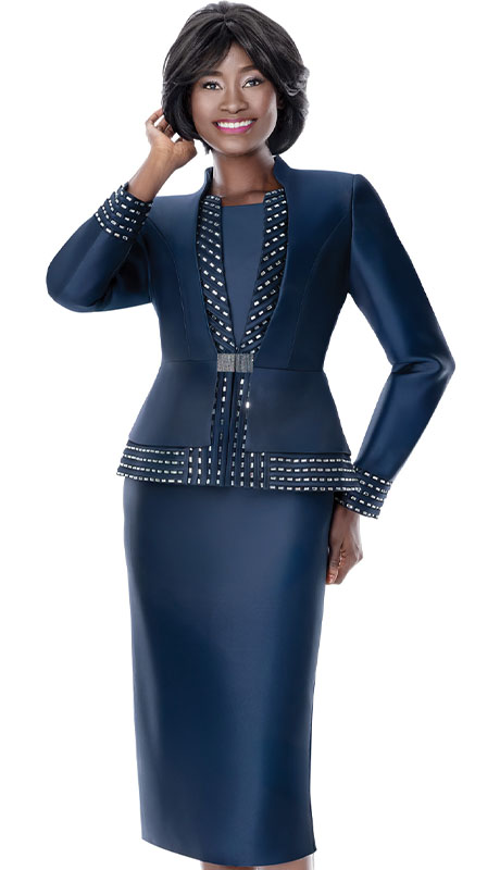 Terramina 7013-NVY Church Suit