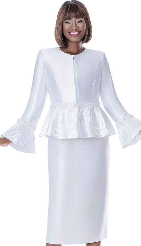 Terramina 7862-WHT Church Suit