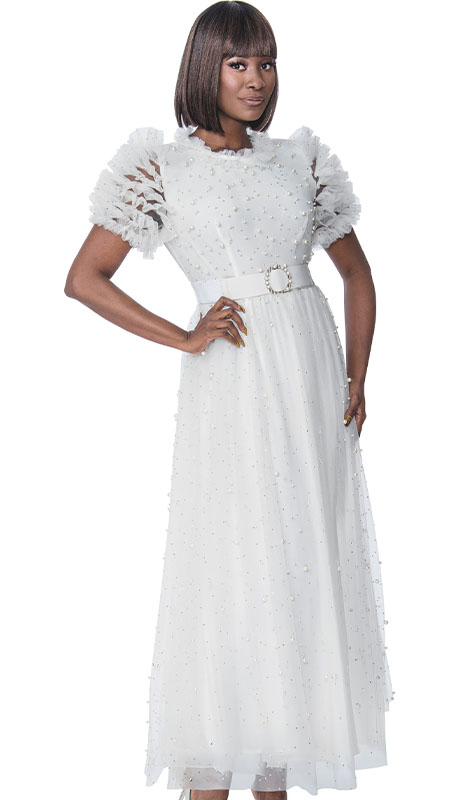 Terramina 7999-WHT Church Dress