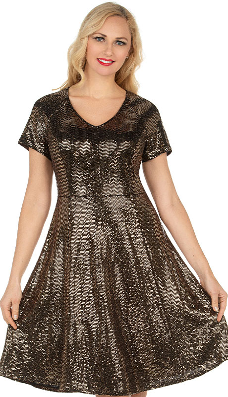 Giovanna D1620-BWG Ladies Church Dress
