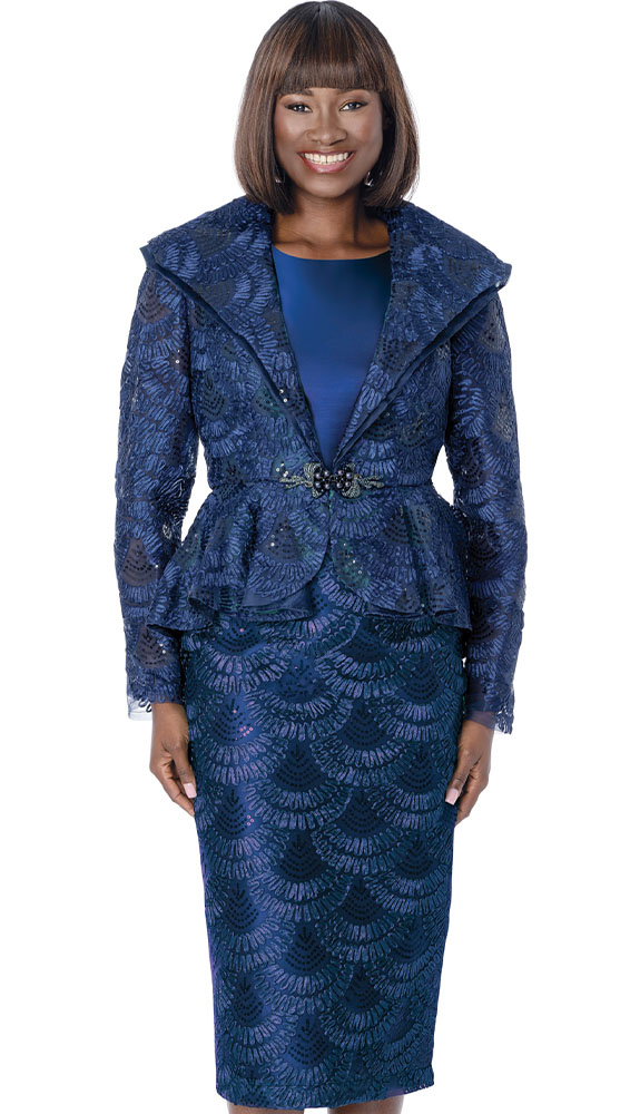 Terramina 7360-NVY Church Suit