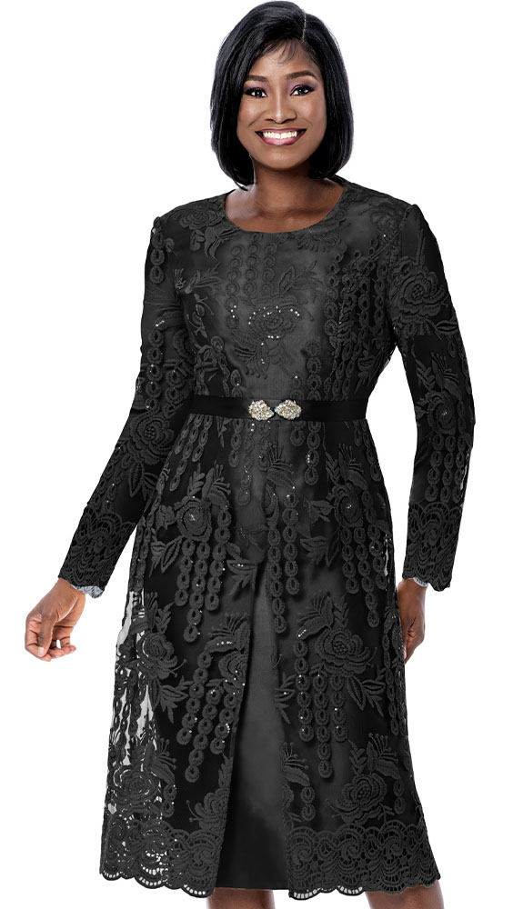 Terramina 7385-BLK Church Dress Terramina 7385-BLK Church Dress
