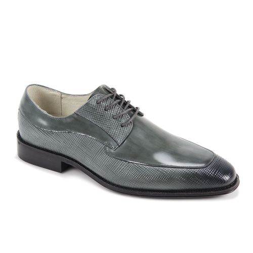 Giovanni Leather Dress Shoes-ASHER-GREY