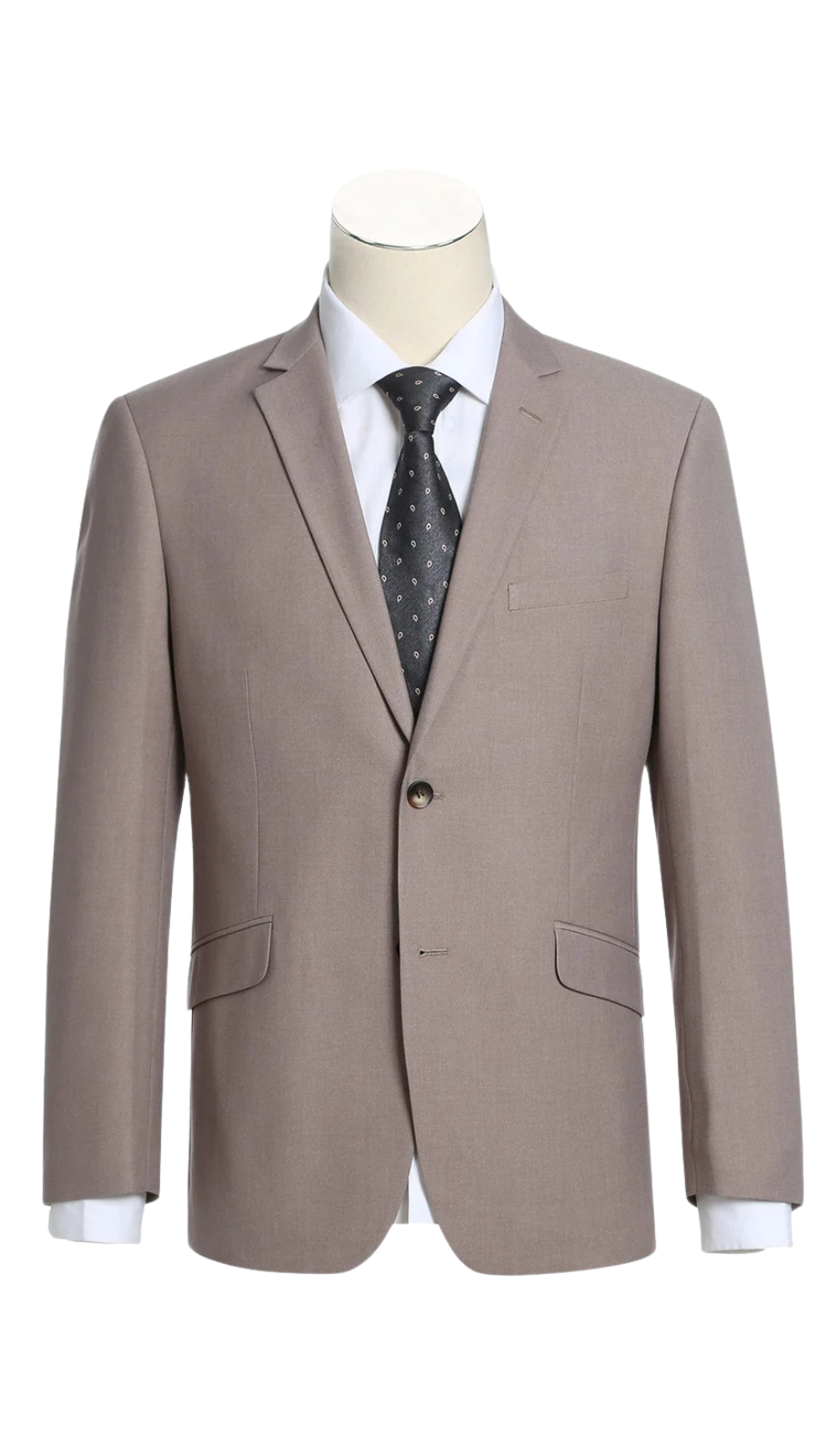 201-103 Men's 2-Piece Slim Fit Single Breasted Notch Lapel Suit