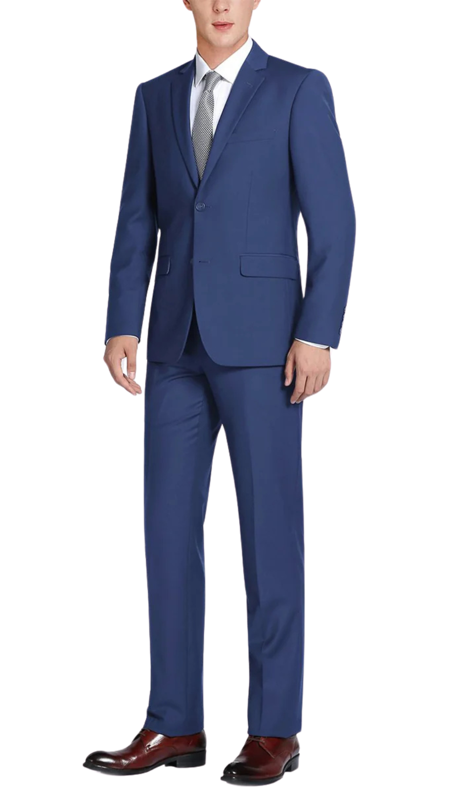 Renoir Mens Suit 201-20-ROYAL-BLUE 