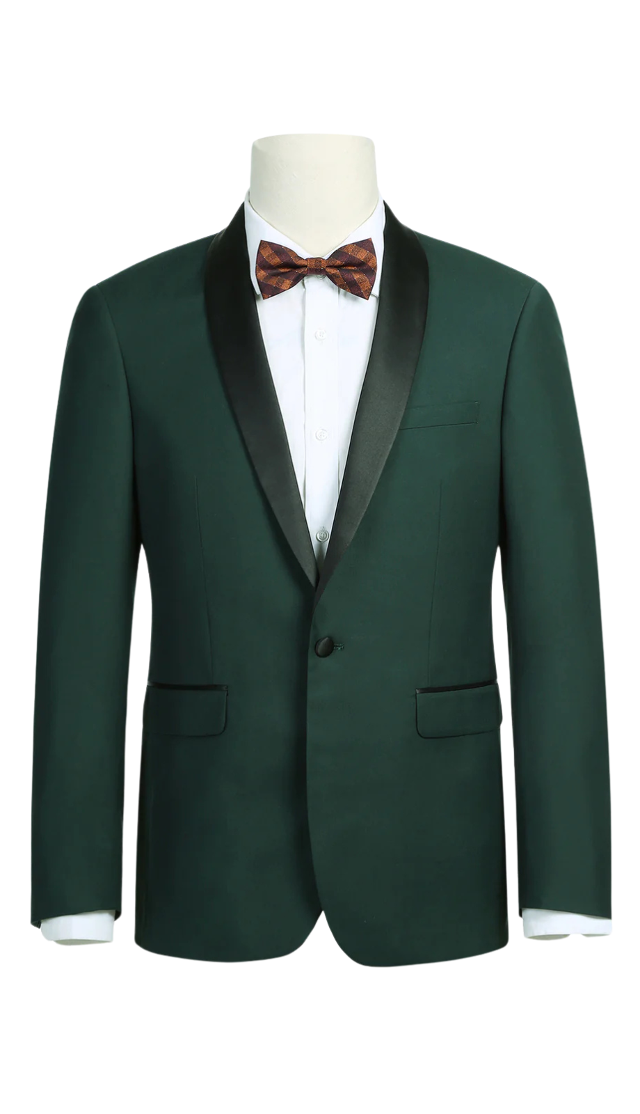 201-9 Men's Slim Fit 2-Piece Shawl Lapel Tuxedo Suit