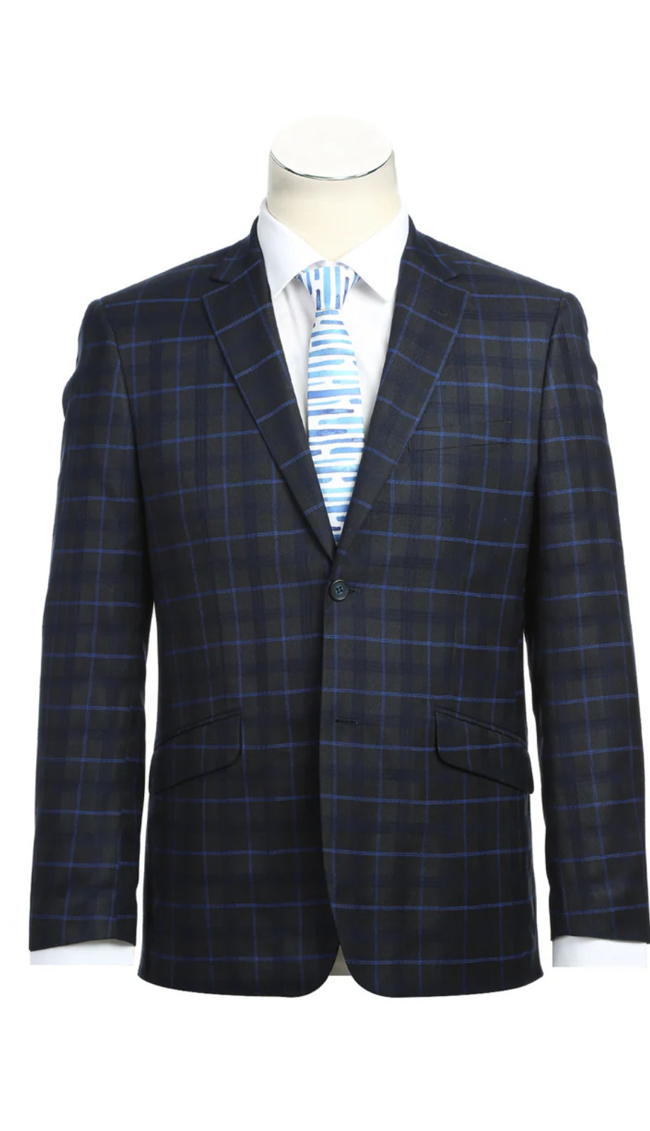 Renoir Men's Suit 293-27-BLUE 