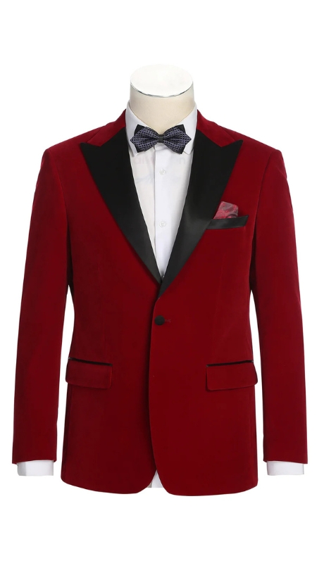 Renoir Mens Jacket 290-13-RED 