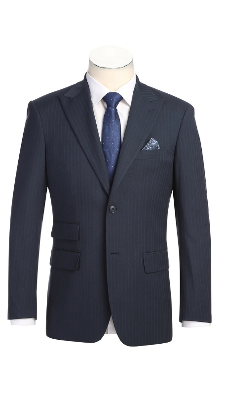 Renoir Men's Suit 293-58-NAVY 