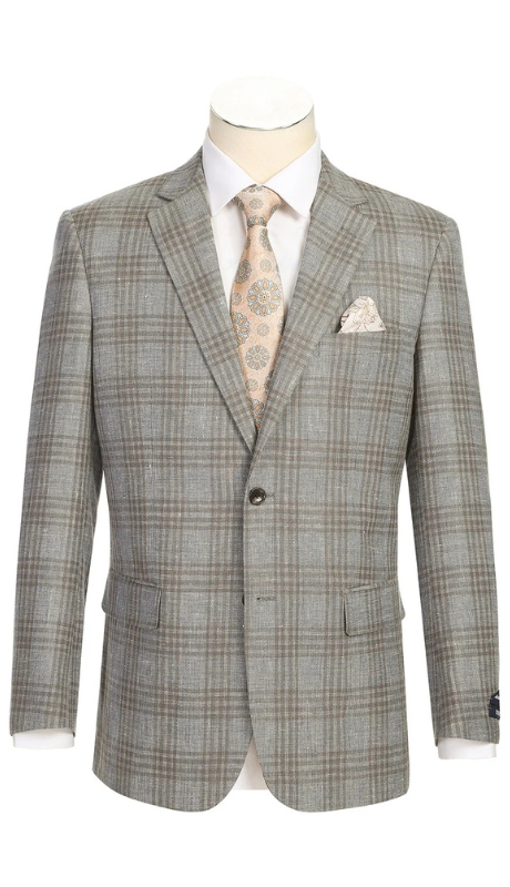 Renoir Mens Blazer 567-13-LIGHT BEIGE 
